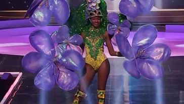 Miqueal-Symone Williams shows off Lignum Vitae at Miss Universe