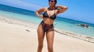 Chelan Smith vibing at the beach