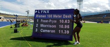 Shelly-Ann Fraser-Pryce sets fastest women's 100 time since 1988