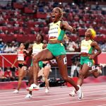 Elaine Thompson beats the Olympic record