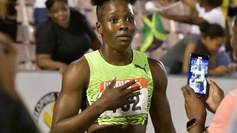 Shericka Jackson wins sprint double at the 2022 Jamaica National Trials