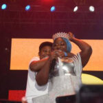 Spice celebrates being crowned Queen of Dancehall with her son, Nicholas