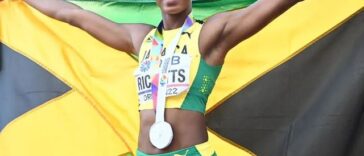 Shanieka Ricketts wins World Championships silver at Oregon 2022