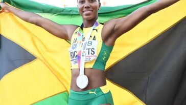 Shanieka Ricketts wins World Championships silver at Oregon 2022