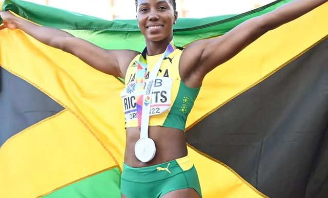 Shanieka Ricketts wins World Championships silver at Oregon 2022