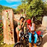 Denyque and Rytikal vibe on the set of their music video for Knees