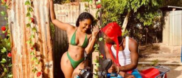 Denyque and Rytikal vibe on the set of their music video for Knees