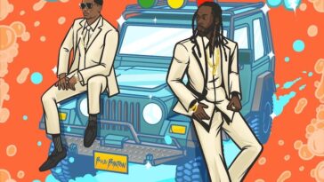 Buju Banton and Busy Signal feature on the cover of their new song, Si Mi Clean