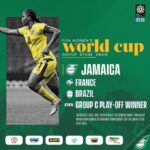 The Reggae Girlz find out their group for the 2023 Women's World Cup