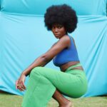 Sevana poses during a photoshoot