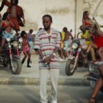 Popcaan stands front and centre during the video shot for his single, 'Aboboyaa'