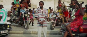 Popcaan stands front and centre during the video shot for his single, 'Aboboyaa'