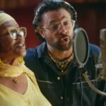 Shaggy and Marcia Griffiths sing their remixed version of Electric Boogie