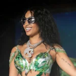 Shenseea performing her set during Coachella 2023