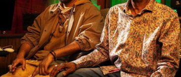 Sean Paul and Beres Hammond in studio recording their single, Rebel Time.