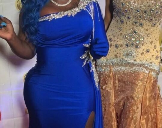 Spice and D'Angel hang out on the red carpet at the 2023 IRAWMA Awards inside The Pegasus Hotel