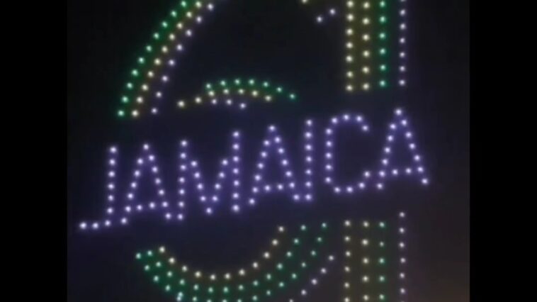 Jamaica 61 fireworks at the 2023 Independence Grand Gala