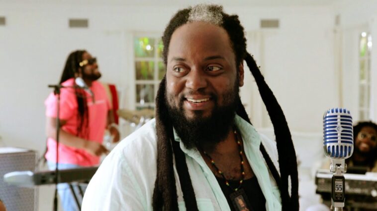 Peetah Morgan performing during the music video for 'Perfect Love'