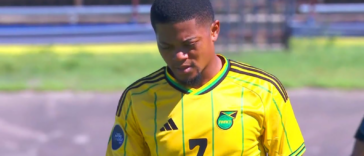 Leon Bailey thinks to himself during Nations League match between Jamaica and Canada.