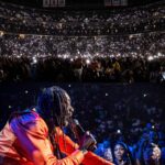 Buju Banton sings with the fans during his performance at the UBS Arena in New York on Jul. 13. Credit: Andre "DreVinci" Jones.