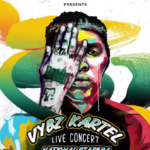 Vybz Kartel featured on the official Freedom Street promo poster.