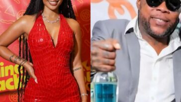 Vybz Kartel and Shenseea pose at their respective press events.