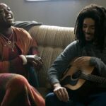 Kingsley Ben-Adir and Lashana Lynch perform as Bob Marley and Rita Marley in One Love.