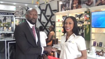 Ramona Samuels of The Voicebox celebrates her endorsement deal ahead of Reggae Sumfest 2025.