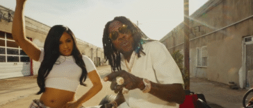 Vybz Kartel and Ishawna in their music video for 'Woof'