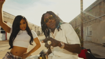 Vybz Kartel and Ishawna in their music video for 'Woof'