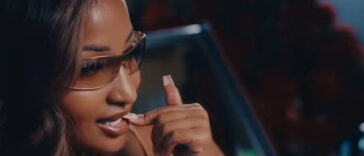 Shenseea bites her lip during her music video for 'Self Love'