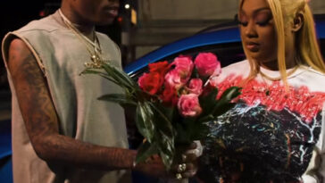 Valiant gives Shaneil Muir flowers during music video for 'Paradox Pt. 2.'