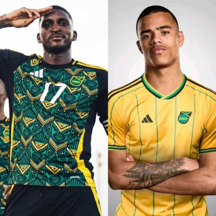 Split images of Reggae Boyz star, Damion Lowe, and potential Jamaican international, Mason Greenwood.