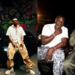 Shaggy, Akon and Aidonia on the set of their music video for 'Boom Body.'