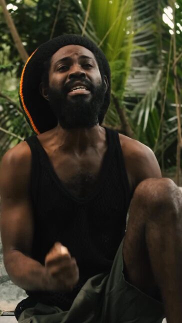 Spechinal sings in a clip from his new music video for "Grateful"