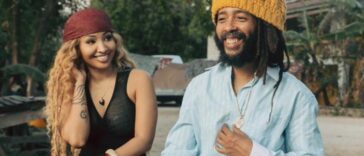 Protoje and Shenseea vibe during the music video for "Goddess."