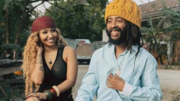 Protoje and Shenseea vibe during the music video for "Goddess."
