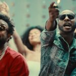 Shaggy and Dexta Daps vibe in their music video for "Dancehall Nice."
