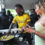 IShowSpeed cooks with Shenseea at Devon House during his Jamaica visit on his Caribbean tour