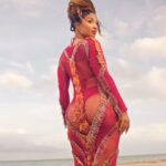 Shenseea gets sexy on the set of her music video for 'Brucksweat.'
