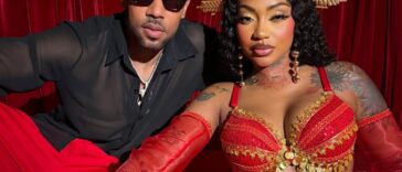 Cham and Jada Kingdom chill on the set of their music video for 'Move.'