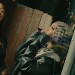 Jada Kingdom and Shaneil Muir vbing on the set of the 'Tears' music video.