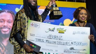dBURNZ takes the plaudits for his 2026 Festival Song win.