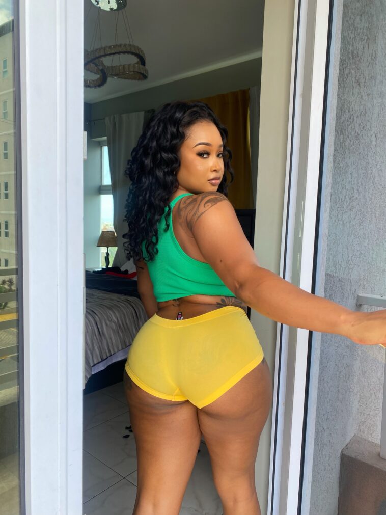 Chinny Unique looks back from her hotel room