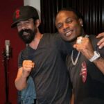 Masicka and Damian Marley linking up in the studio