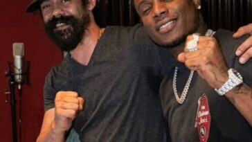 Masicka and Damian Marley linking up in the studio