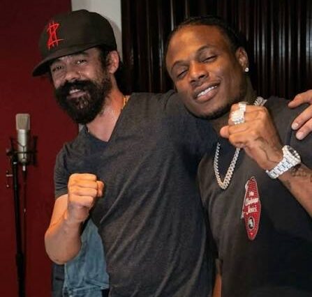 Masicka and Damian Marley linking up in the studio