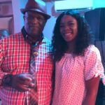 The late Stephen Francis out on the town with Team Jamaica star Stephen Francis.