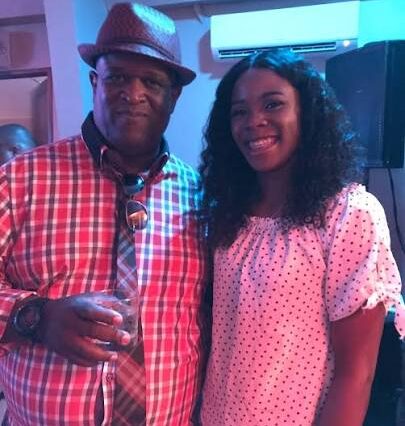 The late Stephen Francis out on the town with Team Jamaica star Stephen Francis.