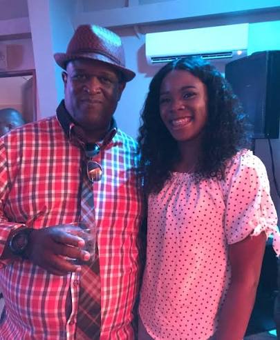 The late Stephen Francis out on the town with Team Jamaica star Stephen Francis.